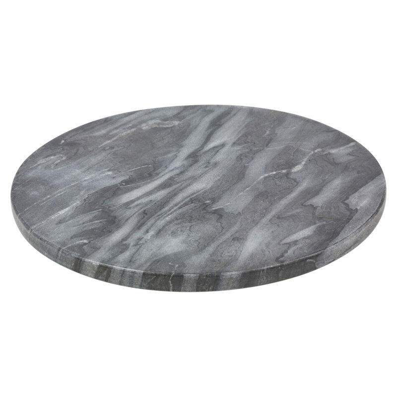 Metro Lane Barthleney Marble Cheese Board, 28cm H x 28cm L x 28cm W, Black