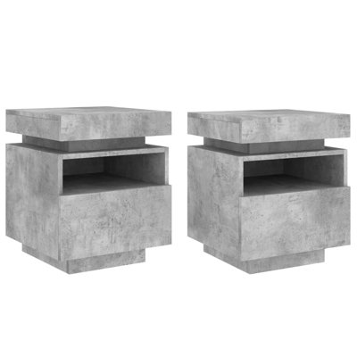 vidaXL Bedside Cabinet Engineered wood Medium