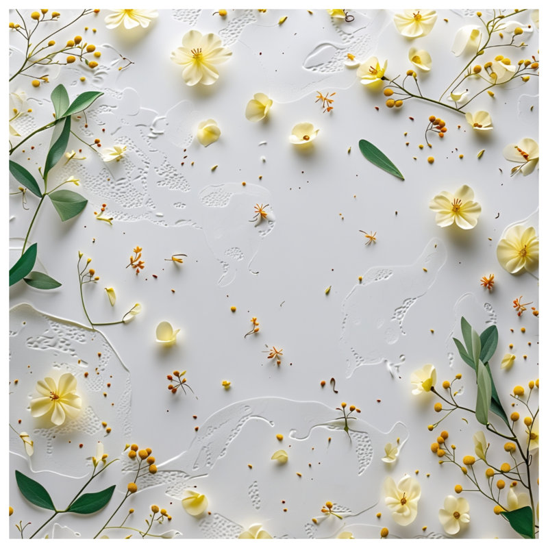 Coussin Floral, 20 x 20 inches