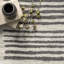 Tapis ivoire / gris anthracite en laine tissé à la machine-479088398