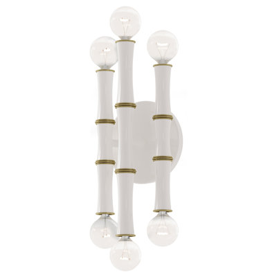 Kane Wall Sconce - Blue, Polished Nickel
