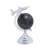 Aluminum Metal World Map Airplane Educational/Geographic Earth Silver Globe