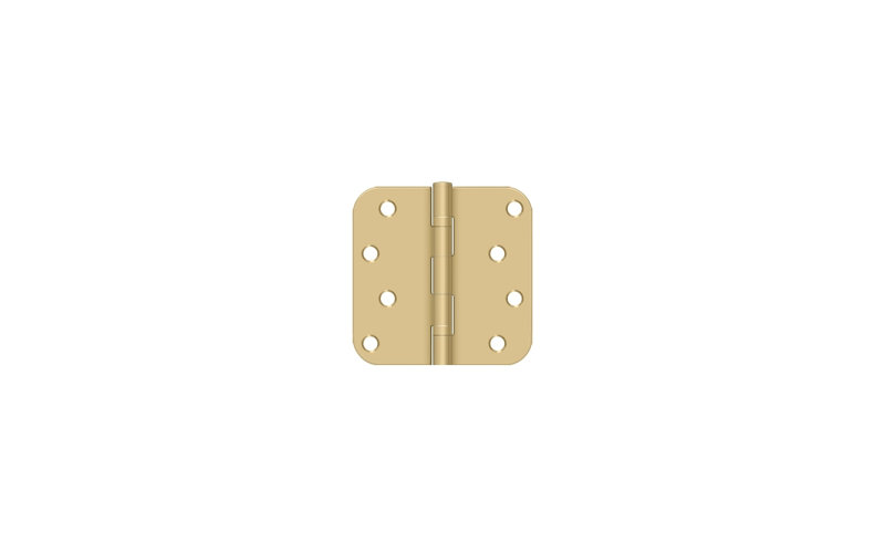64'' x 64'' Steel Surface Mount Hinge, Brushed Brass