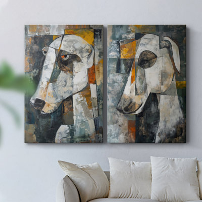 ANIMALS Series Cxxi - Toile tendue avec châssis de qualité supérieure - Prêt à être accroché