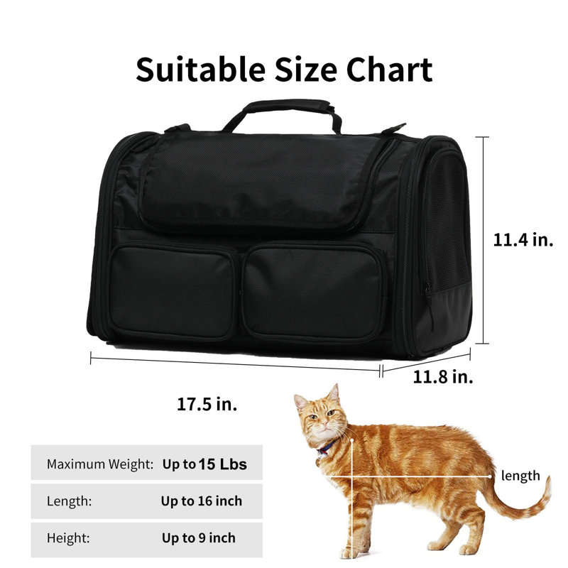 Pet Carrier, Black
