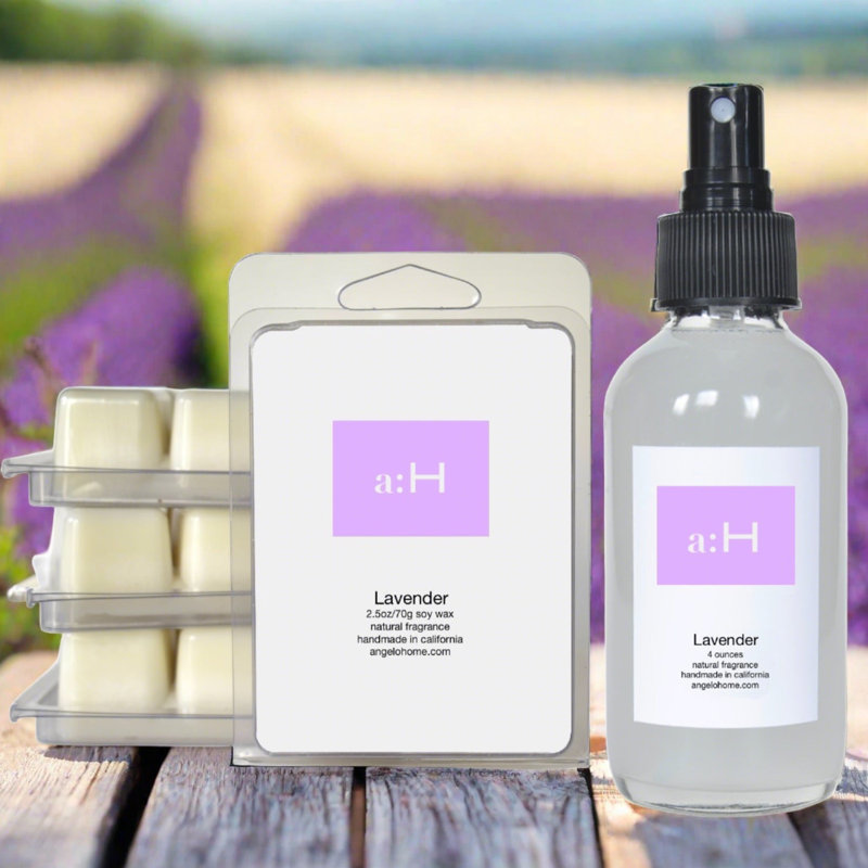 A:H Lavender Scented Flameless Wax Melts And Room Spray Candle