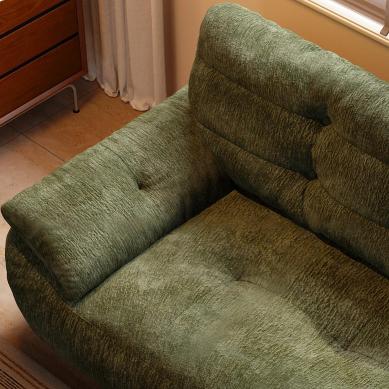 Mid-Century Cloud Straight Sofa