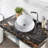 Vessel Bathroom Sink Basin In White Ceramic