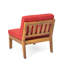 Ensemble de canapé modulaire sans accoudoirs en bois d'acacia Grenada