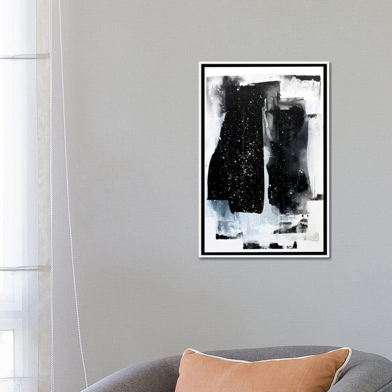« it is minuit » par kent youngstrom-reproduction d’art, Toile blanche encadrée, H 26 po x l 18 po x 1,5 po