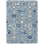 Tapis d'intérieur / extérieur bleu Elara -108172793