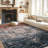Oriental Machine Washable Rug Non-Slip Area Rug with Rubber Backing for Living Room Low-Pile Rug Indoor Floor Cover Ombre Rug for Bedroom Dining Room Playroom Office Dorm-2074746055
