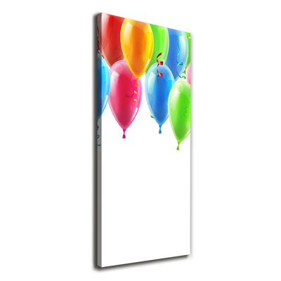 Colourful Balloons - Wrapped Canvas Print