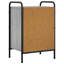 40 cm W Galvanised Steel Bedside Table-715373995