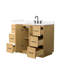 Elan TK 42" Freestanding Single Bathroom Vanity with Quartz Top-2086631251-2086631250-2086631249