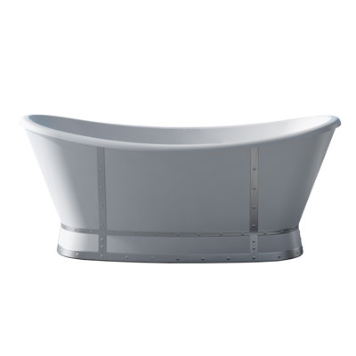 66'' x 30'' Freestanding Soaking Bathtub