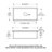 32" White Ceramic Washbasin - Easy To Clean And Maintain Rectangular Basin For Everyday Kitchen Use