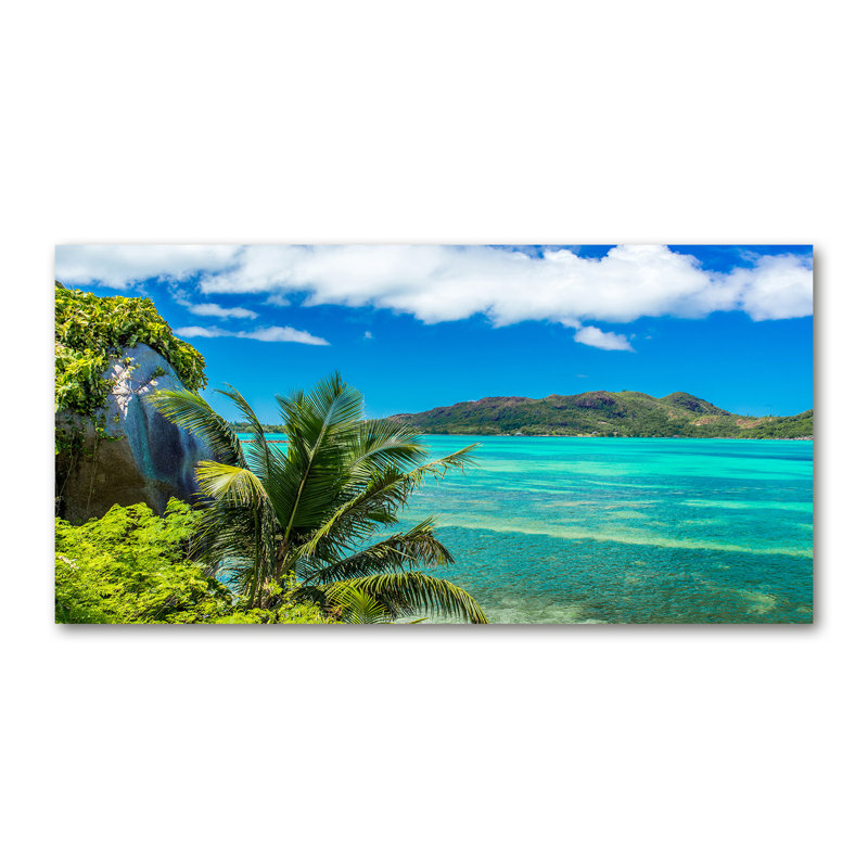 50cm W x 100cm L Glass Peel and Stick Panel