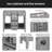 35'' Single Bathroom Vanity Base Only-87407976
