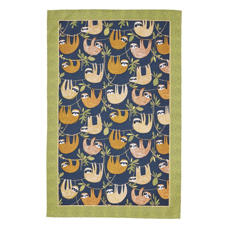 Hanging Around Cotton Tea Towel Kitchen Towel