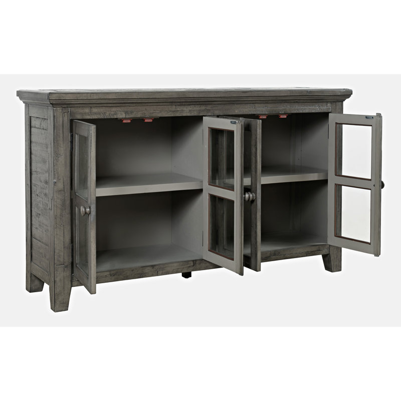 Kelvin 54" Acacia Solid Wood Sideboard, Stone