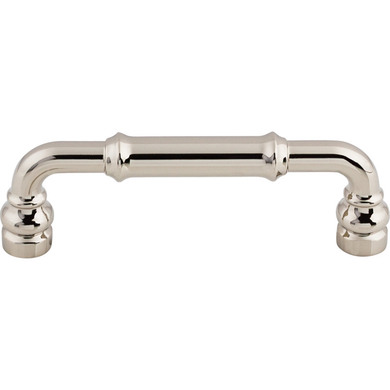 Brixton 12" Center to Center Bar Pull, Polished Nickel, 3 3/4" Center to Center