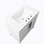 Meuble-lavabo simple 30 po avec plateau en céramique Haxhire