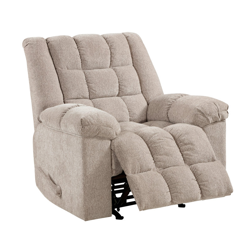Fauteuil inclinable en chenille 1pc, Brun