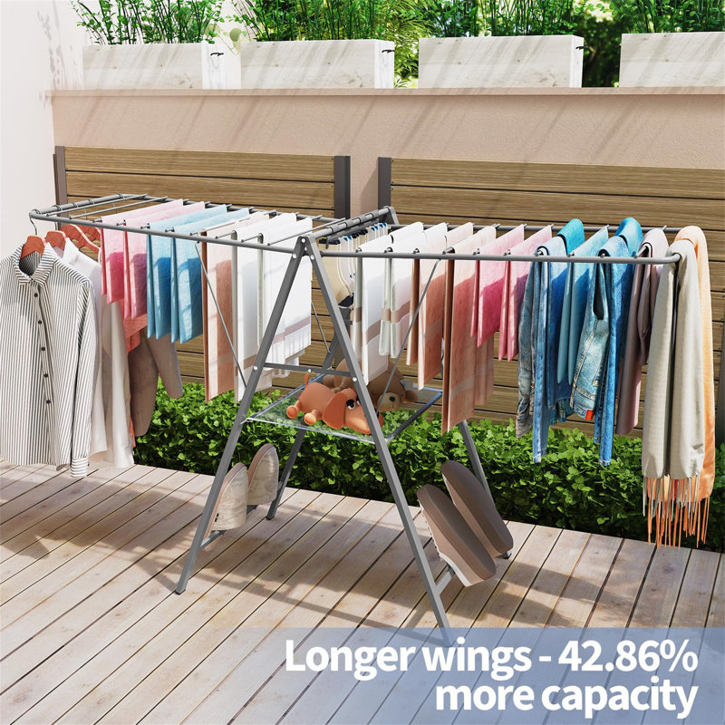 Metal Foldable Gullwing Drying Rack