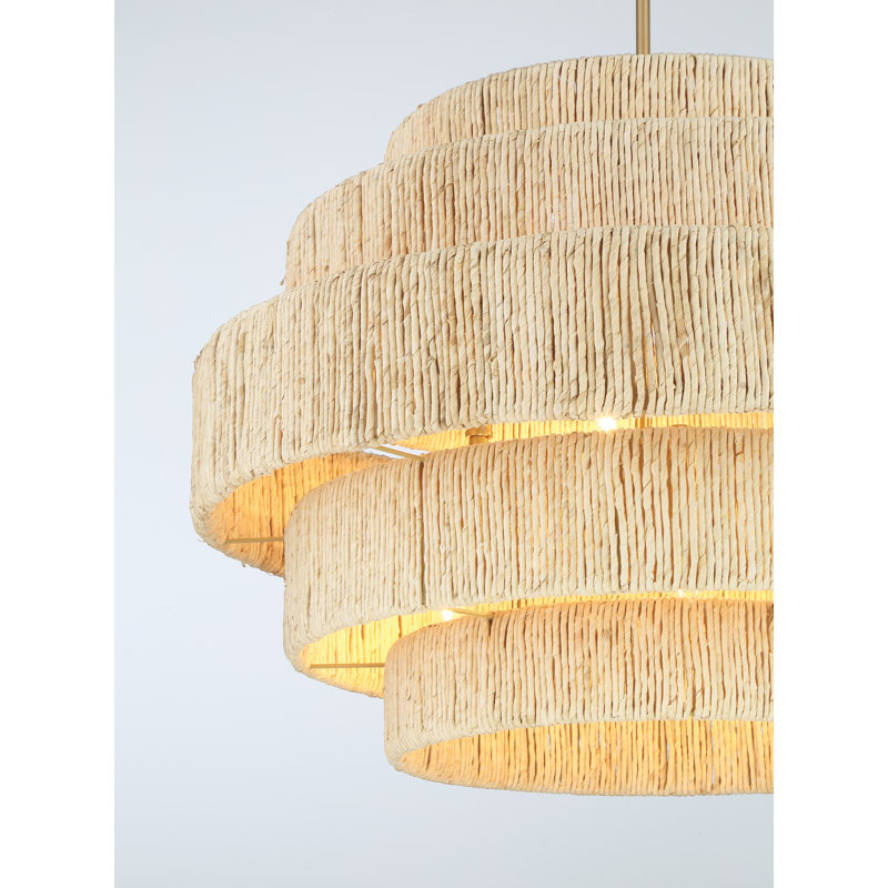 Bay Isle Home™ Azisa - 6 Light Pendant In Signature Brass Finish