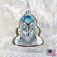 2'' Handmade Glass Holiday Shaped Ornament