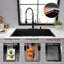 Évier de cuisine à simple cuve en acier inoxydable de calibre 16 L 33 po x l 22 po-111697753