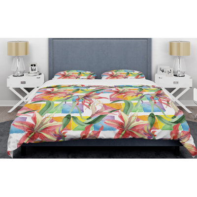 Farmhouse / Country Floral Duvet Cover