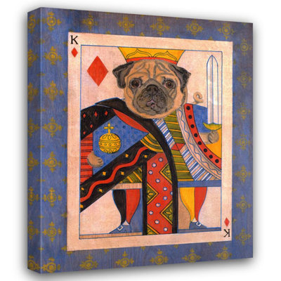 Pug King of Diamonds