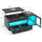 39.4" Lift Top Coffee Table with 2 Drawers, Modern LED Coffee Tables-112805688-112805687