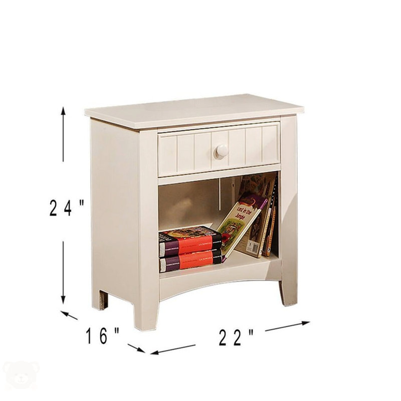 Table de chevet 1 tiroir Cahanding