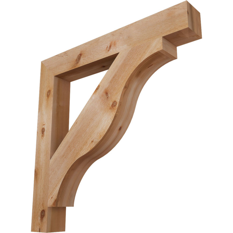 Support pour sciages rugueux, l 6 po x P 46 po x H 46 po, cèdre rouge de l'Ouest, Cèdre rouge, H 46 po x l 6 po x P 46 po