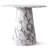 Modern 35" Round Faux Marble Dining Set with 4 Upholstered（Arm） Chairs-646060315