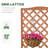 Remone Wood Planter Box with Trellis
