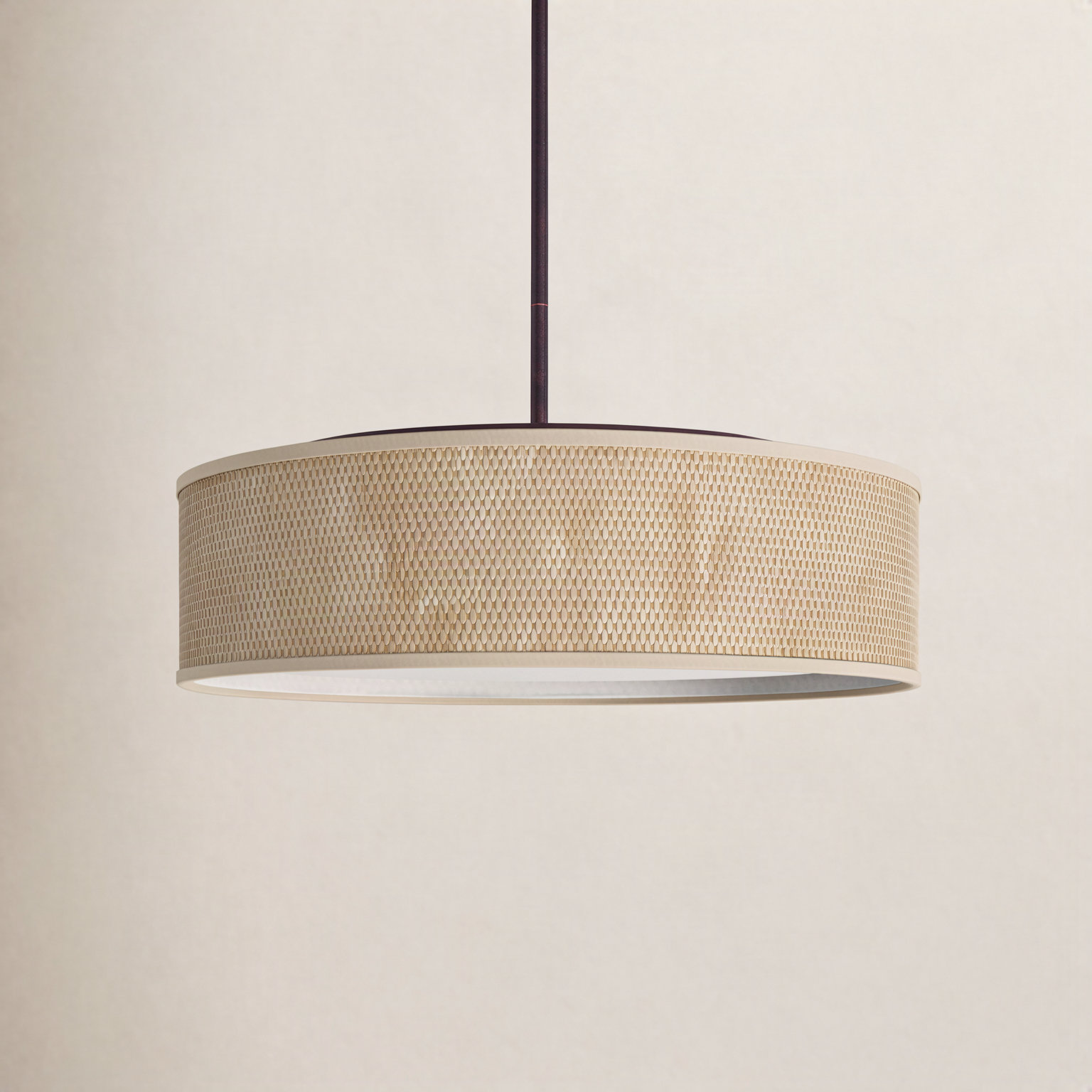 Jessalyn 5 - Light Dimmable Drum Chandelier