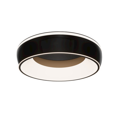 Ringwall Dimmable LED Flush Mount With Built In Color Temperature Switch from 2700K/3000K/3500K/4000K