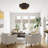 Hollenbeck 4 Light Black Extra Large Semi-Flush
