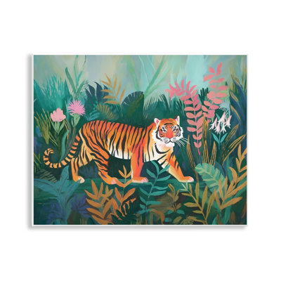 «Tiger in Jungle Leaves» par Ramona Murdock
