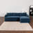 Alameda 109" W Velvet L-Shaped Sectional-1904097379-1904097381