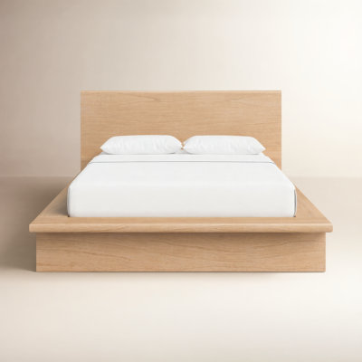 Soleil Wood Platform Bed