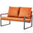 Harowrth 48.13'' Faux Leather Loveseat