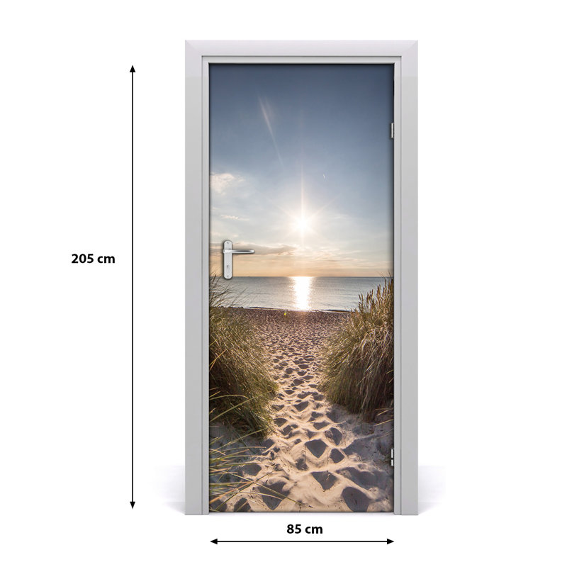 Coastal Dune Door Decal