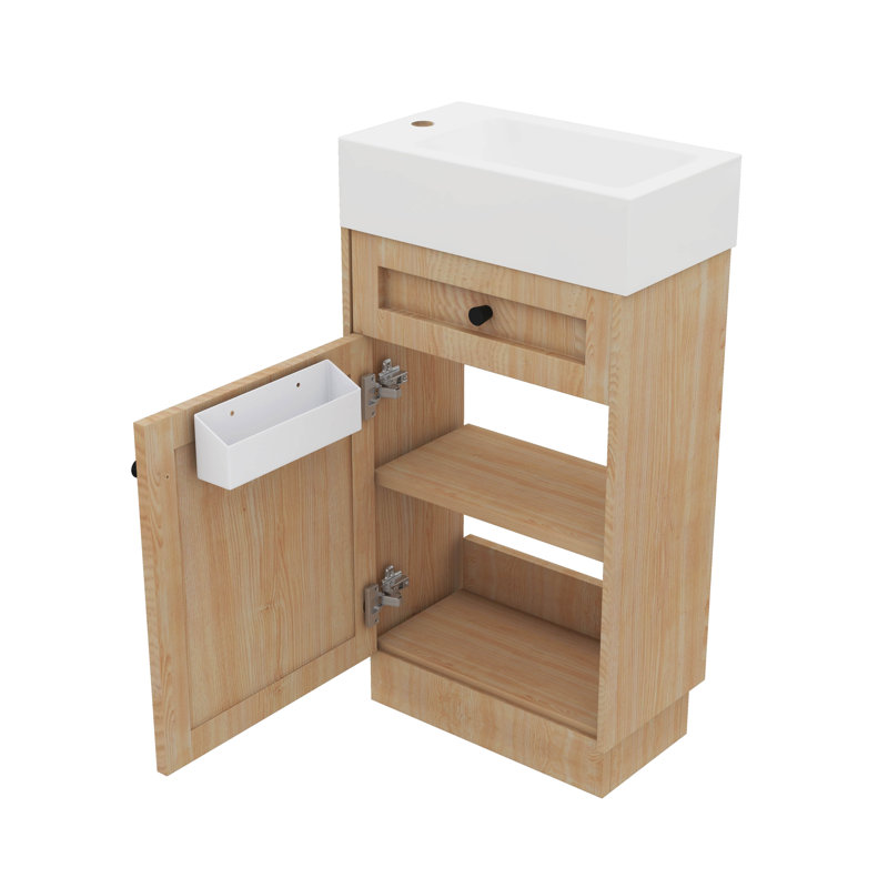 Tablette de meuble-lavabo réversible 18,5 po