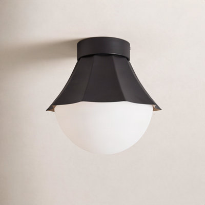 Single Light Semi Flush Mount