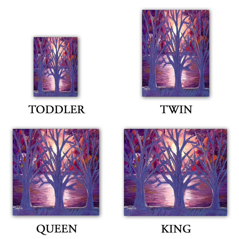 Ensemble de housse de couette moonlight whispers, 1 housse simple + 1 taie standard